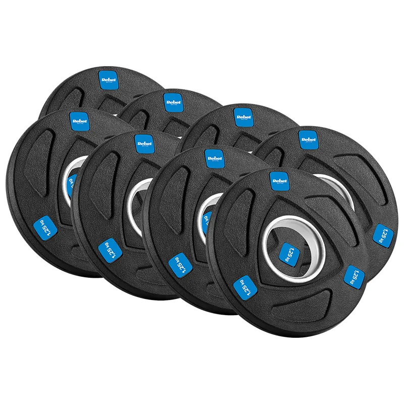 Disc Greutate Fonta Cauciucata Set 30 KG Rebel Active