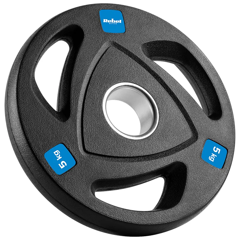 Disc Greutate Fonta Cauciucata Set 30 KG Rebel Active