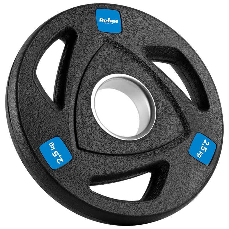 Disc Greutate Fonta Cauciucata Set 30 KG Rebel Active