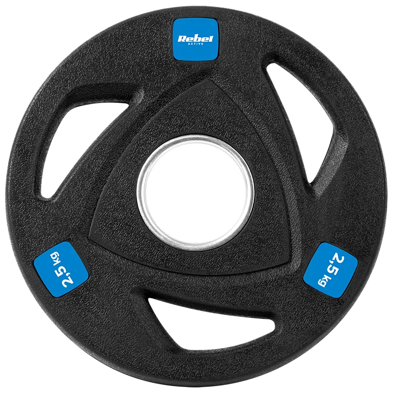Disc Greutate Fonta Cauciucata Set 30 KG Rebel Active