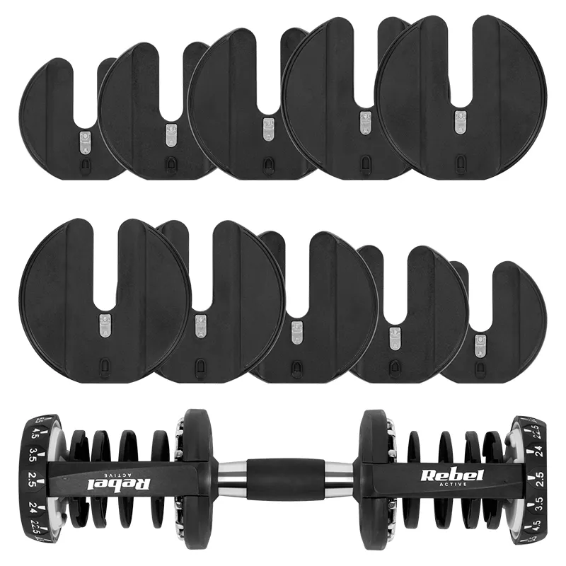 Gantera din Fonta Reglabila Automata 24 KG Rebel Active