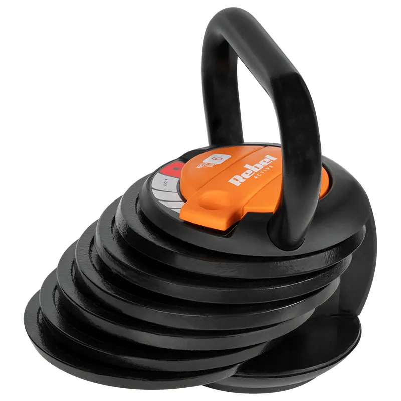 Kettle Bell Ajustabil 6 Talere 2.3-9KG Rebel Active
