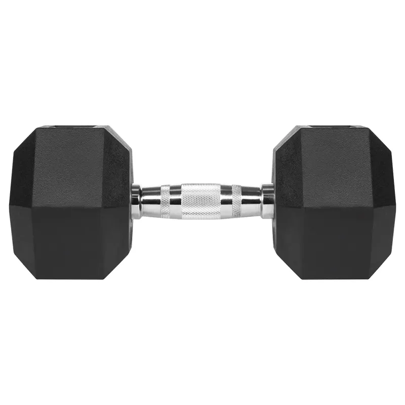 Gantere Dumbbell Hex Fonta Cauciucata 2X15KG Rebel Acti