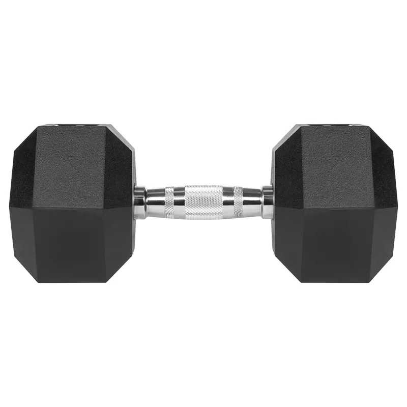 Gantere Dumbbell Hex Fonta Cauciucata 17.5KG Rebel Acti