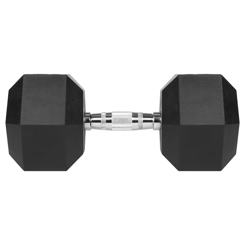 Gantere Dumbbell Hex Fonta Cauciucata 27.5KG Rebel Acti