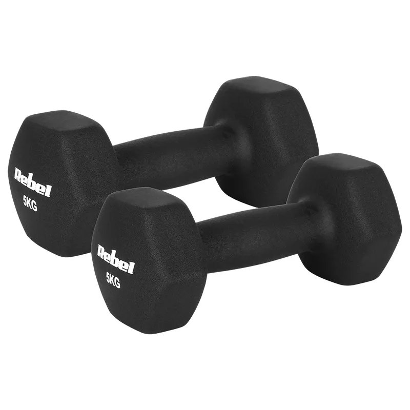Gantera Fonta Invelis Neopren Hex 2 X 5KG Rebel Active
