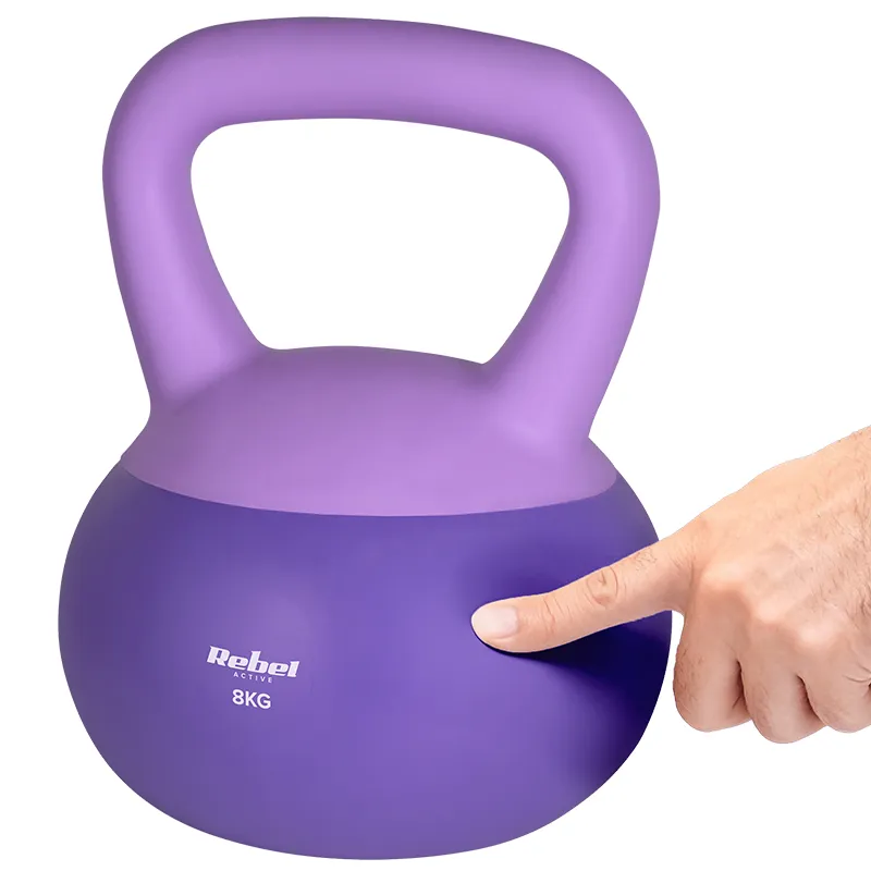 Kettlebell Vinil 8 KG Rebel Active