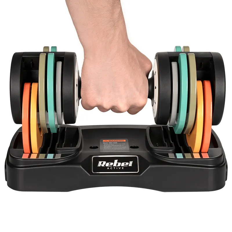 Set 2X Gantera Fonta Reglabila 1KG 2X10KG Rebel Active