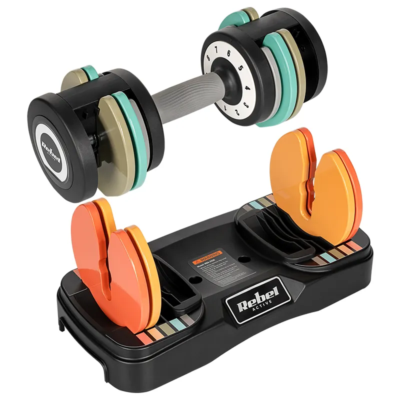 Set 2X Gantera Fonta Reglabila 1KG 2X10KG Rebel Active
