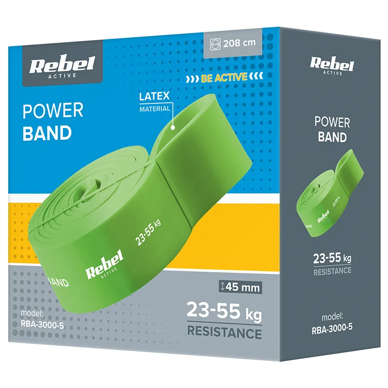 Banda Elastica Latex 208CM 23-55KG Rebel Active