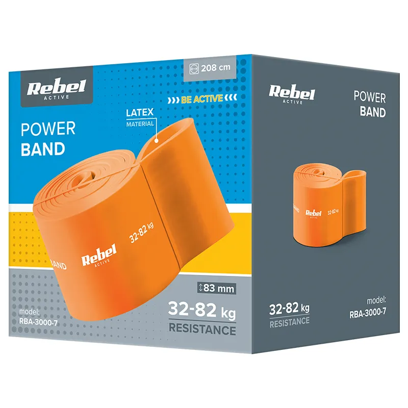 Banda Elastica Latex 208CM 32-82KG Rebel Active