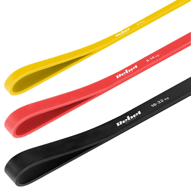Set 3 Benzi Elastice Power Band 4-32KG Rebel Active