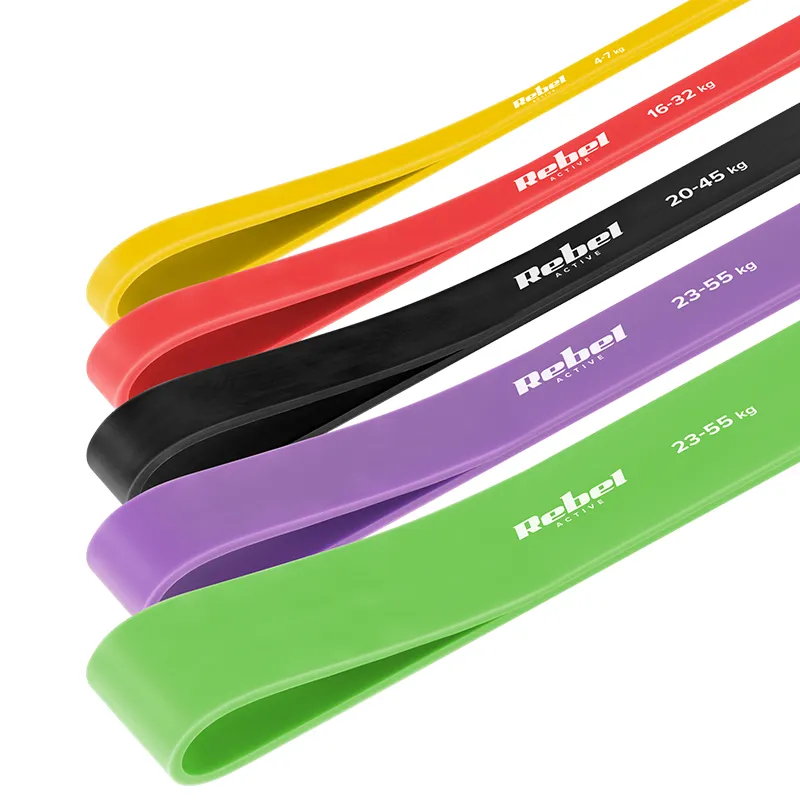 Set 5 Benzi Elastice Tpe Power Band 4-55KG Rebel Active
