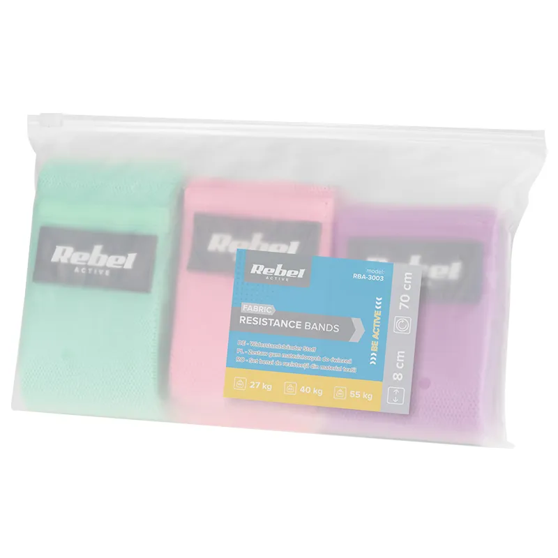 Set 3 Benzi Elastice Material Textil Rebel Active