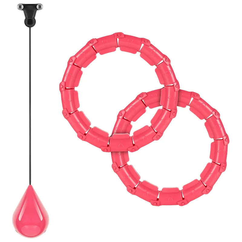 Cerc Fitness Smart Hula Hop 50 CM Roz Rebel Active