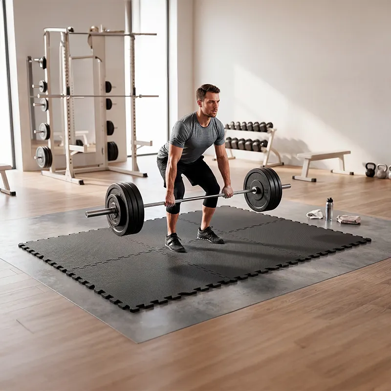 Saltea Fitness Puzzle 9 Piese 60X60CM Rebel Active