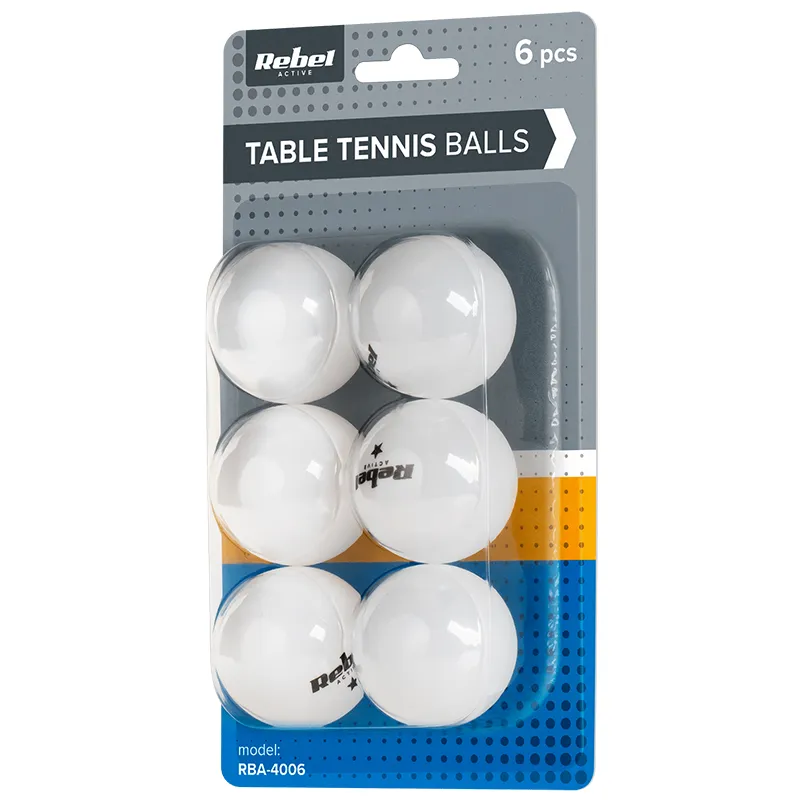 Set 6 Mingi Tenis de Masa Ping Pong Rebel Active