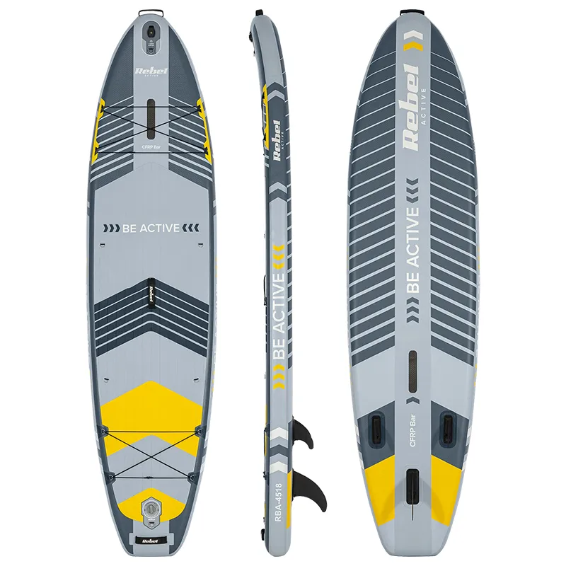 Set Placa Gonflabila Stand Up Paddle Sup Pro Rebel Acti