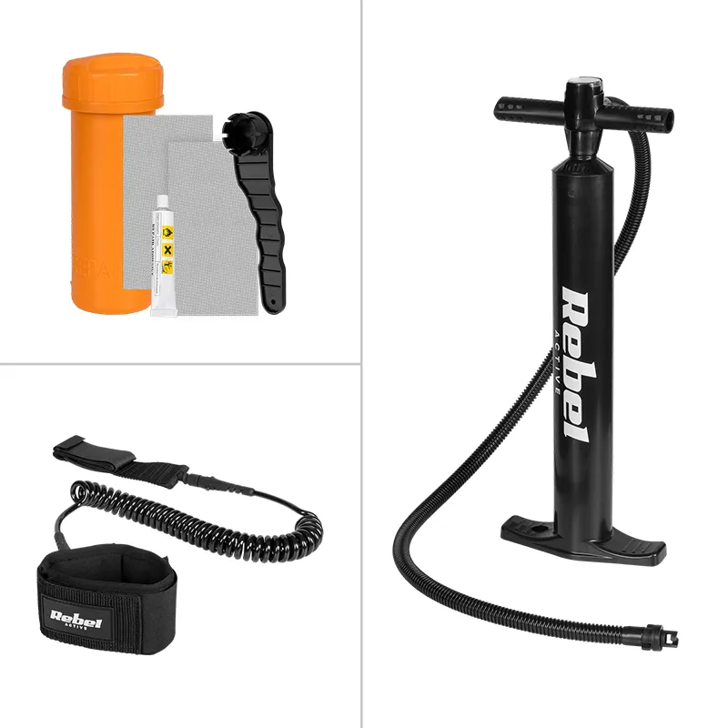 Set Placa Gonflabila Stand Up Paddle Sup Pro Rebel Acti