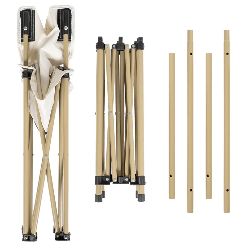 Set Camping Masa+4 Scaune Metalice Pliabil Rebel Active