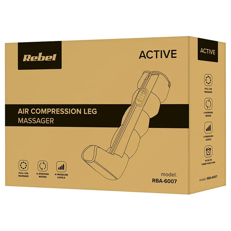 Aparat Massaj Picioare Drenaj Limfatic Rebel Active