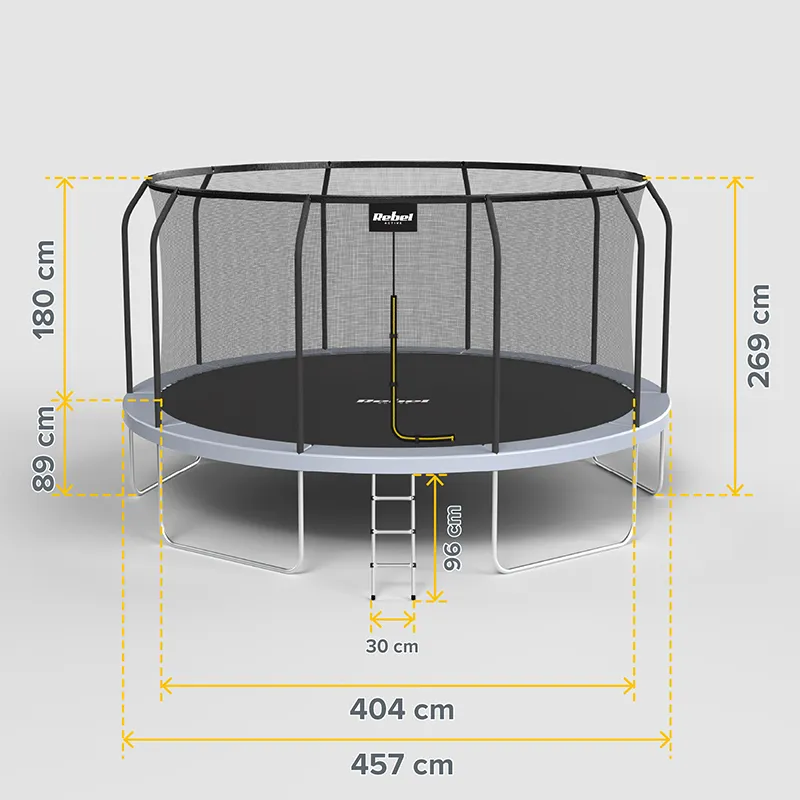Trambulina 15FT 457CM Rebel Active