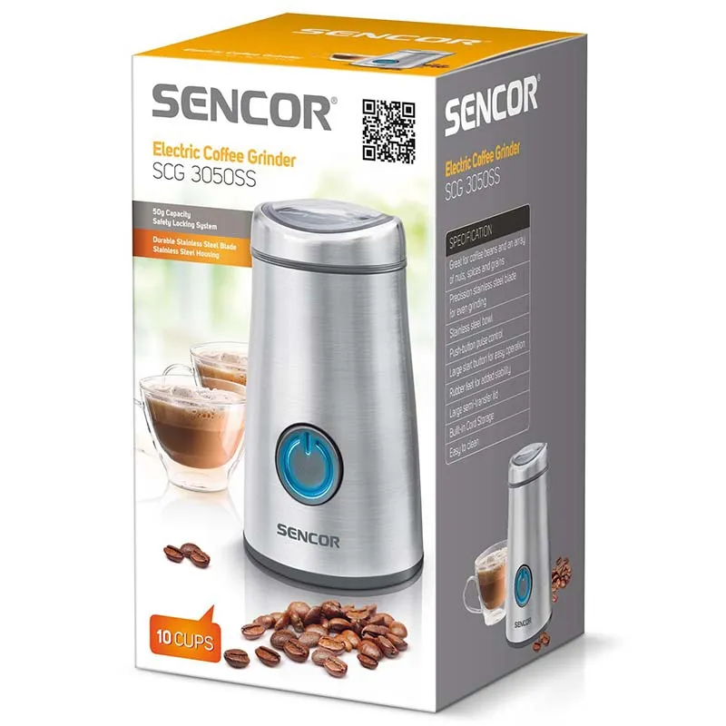 Rasnita Cafea Inox Sencor