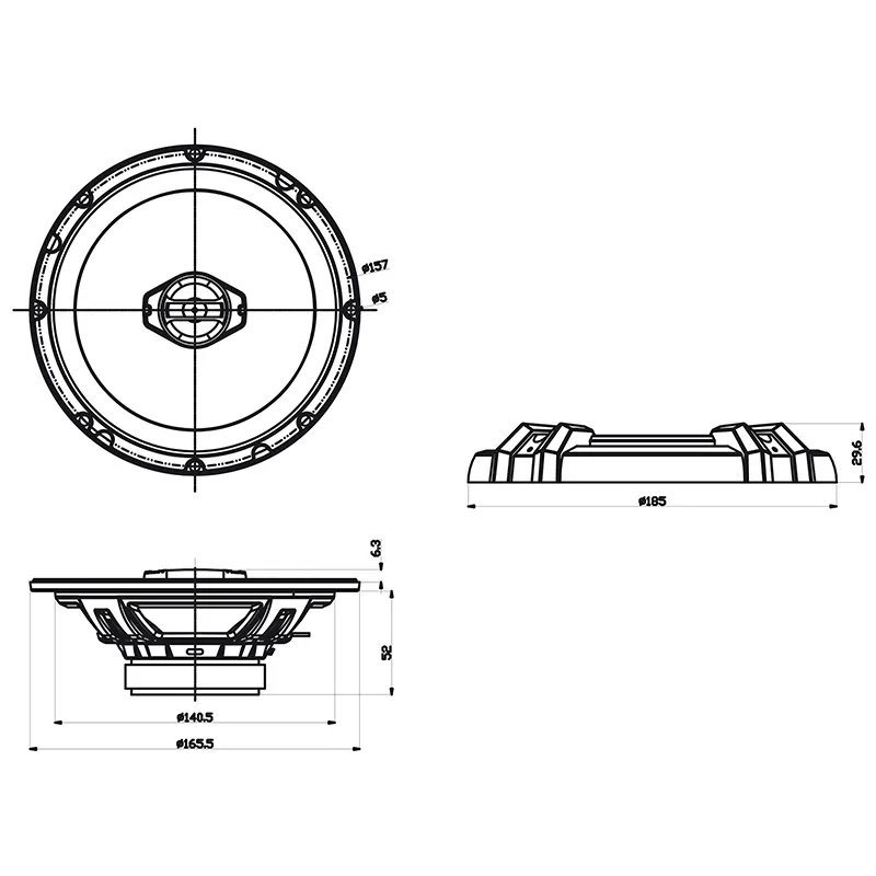Difuzoare Auto 2 Cai 17CM 90 W Sencor
