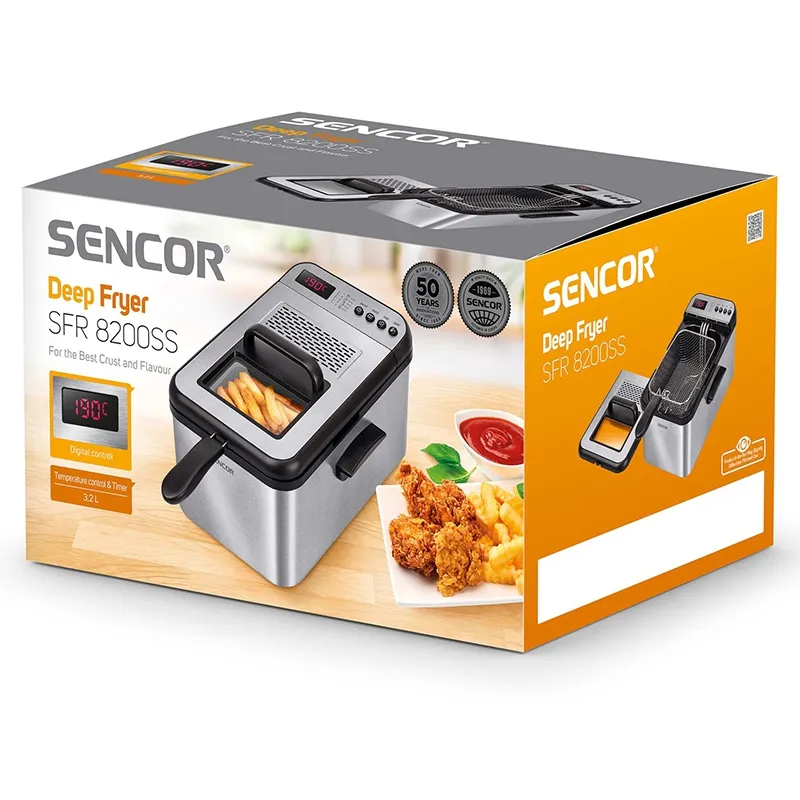 Friteuza 3,2 L 2200W 5 Programe Sencor