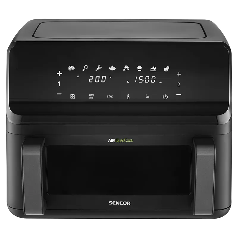 Friteuza Dubla Digital Airfryer 2X4.5 L 2700W Sencor