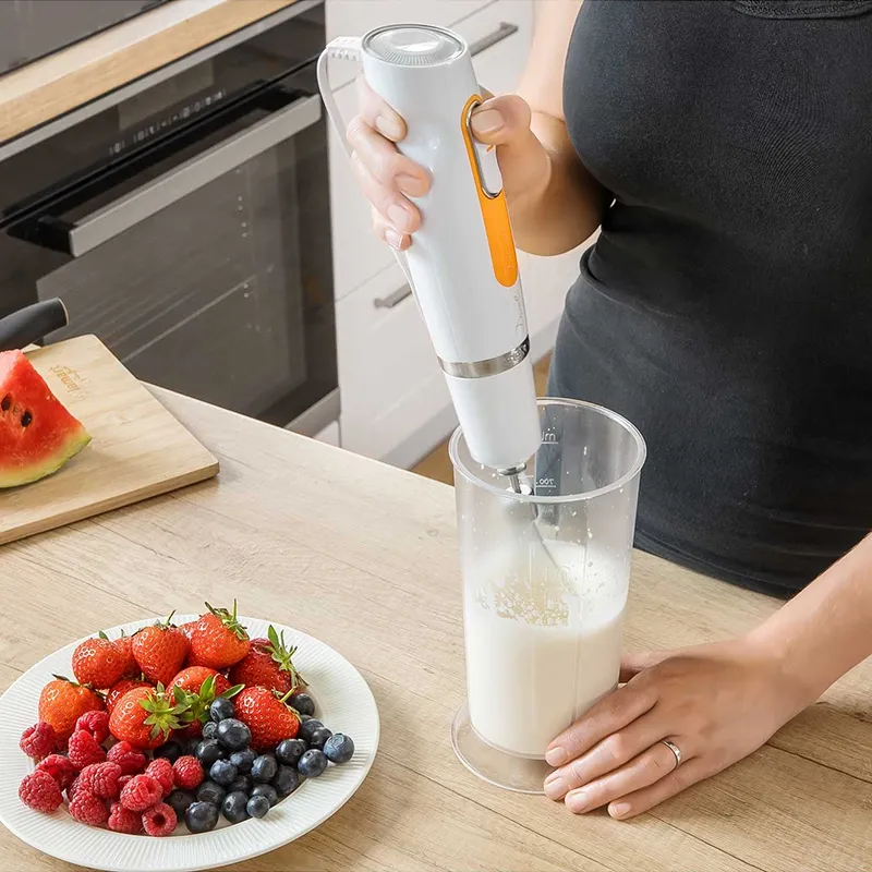 Set Blender de Mana 2 Viteze 600W Alb Sencor