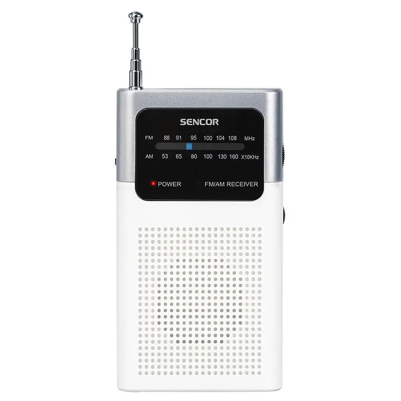 Mini Radio Portabil Alb Sencor