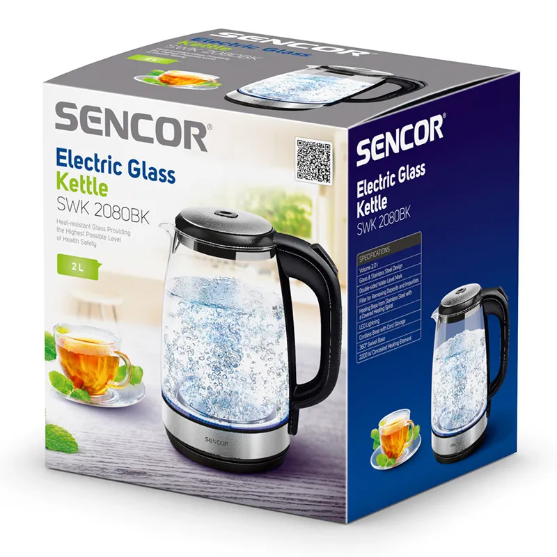Fierbator Electric 2L 2200W Sticla Sencor