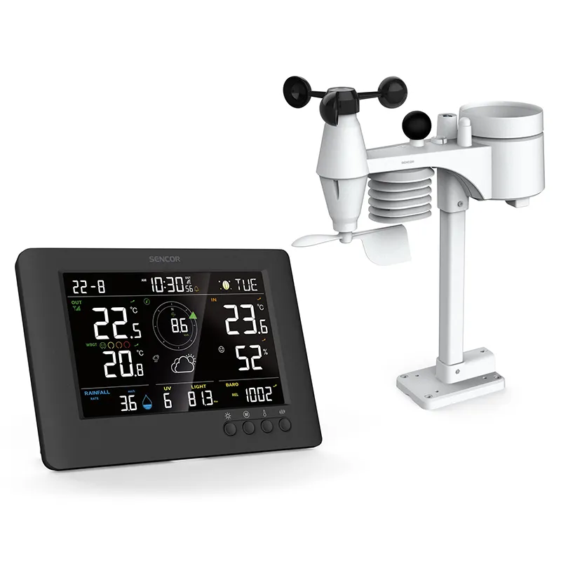 Statie Meteo Profesionala Wbgt Wifi 8 in 1 Sencor