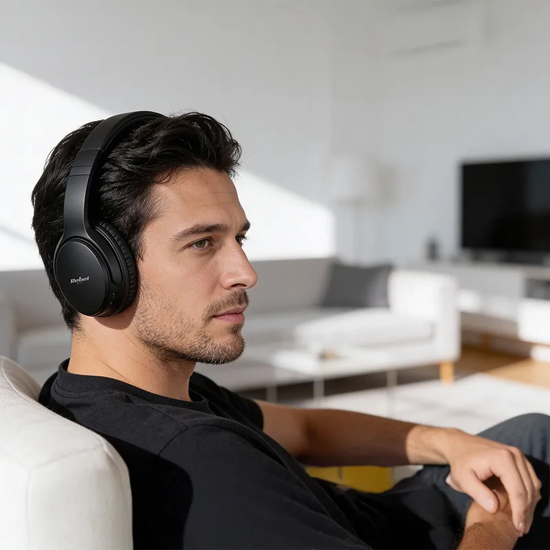 Casti Audio Bluetooth 5.4 Anc Rebel