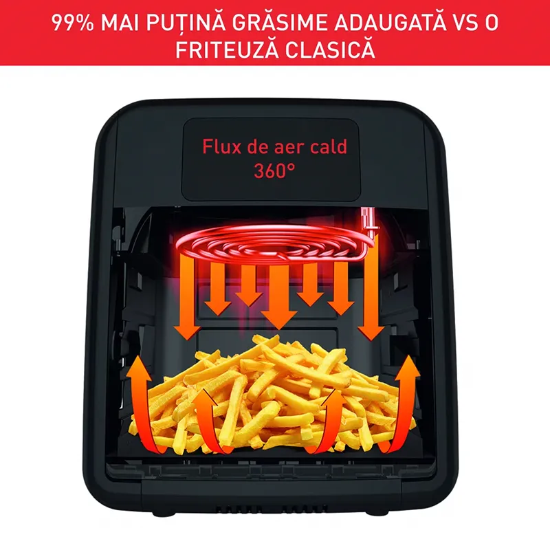 Friteuza cu Aer Cald Easy Fry & Grill Tefal