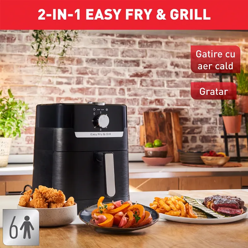 Friteuza cu Aer Cald Easy Fry & Grill Tefal