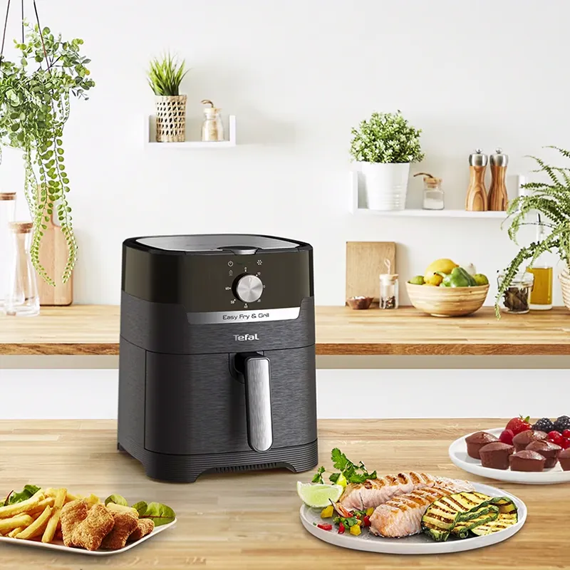 Friteuza cu Aer Cald Easy Fry & Grill Tefal