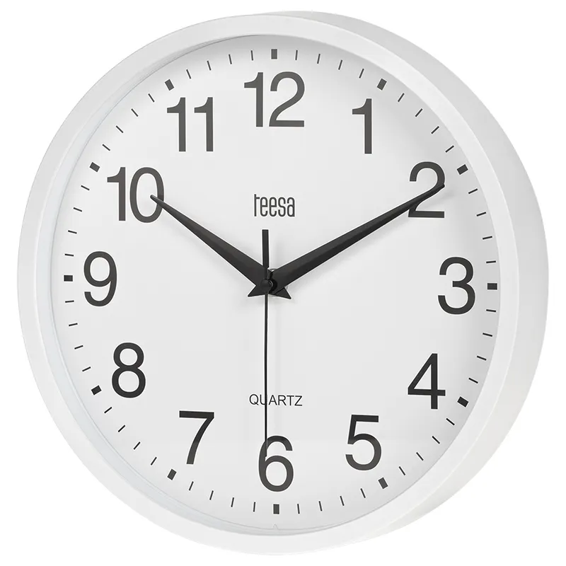Ceas Perete 25CM Argintiu Teesa