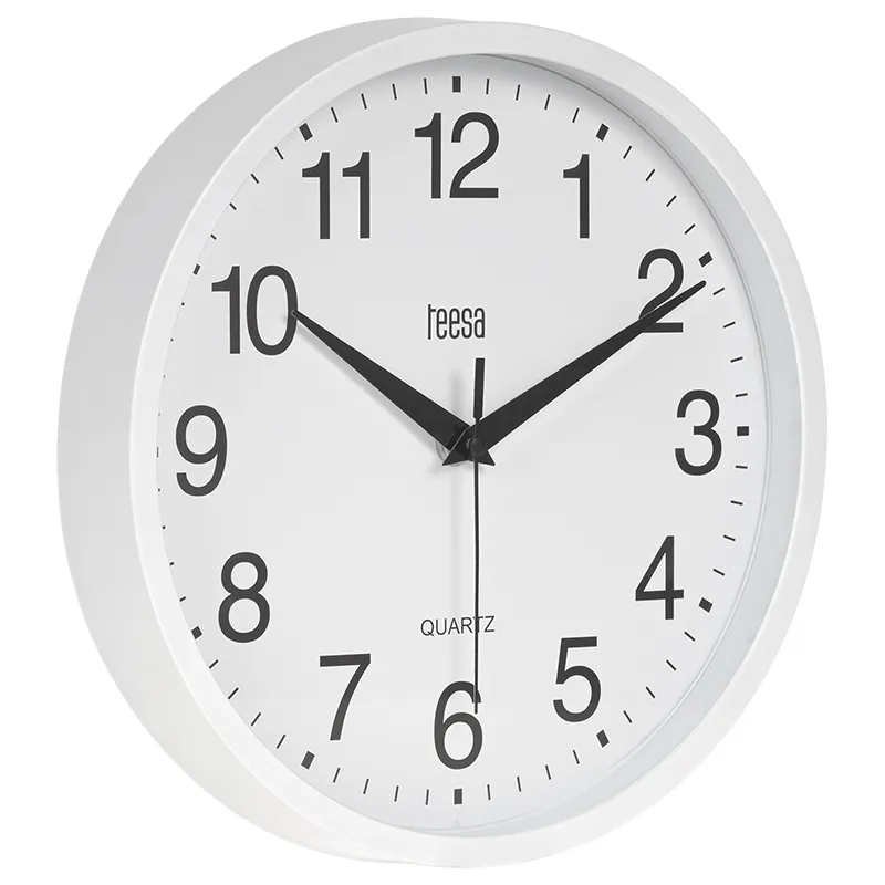 Ceas Perete 25CM Argintiu Teesa