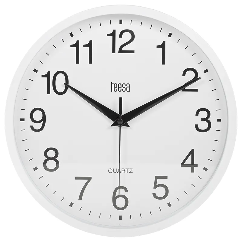 Ceas Perete 25CM Argintiu Teesa