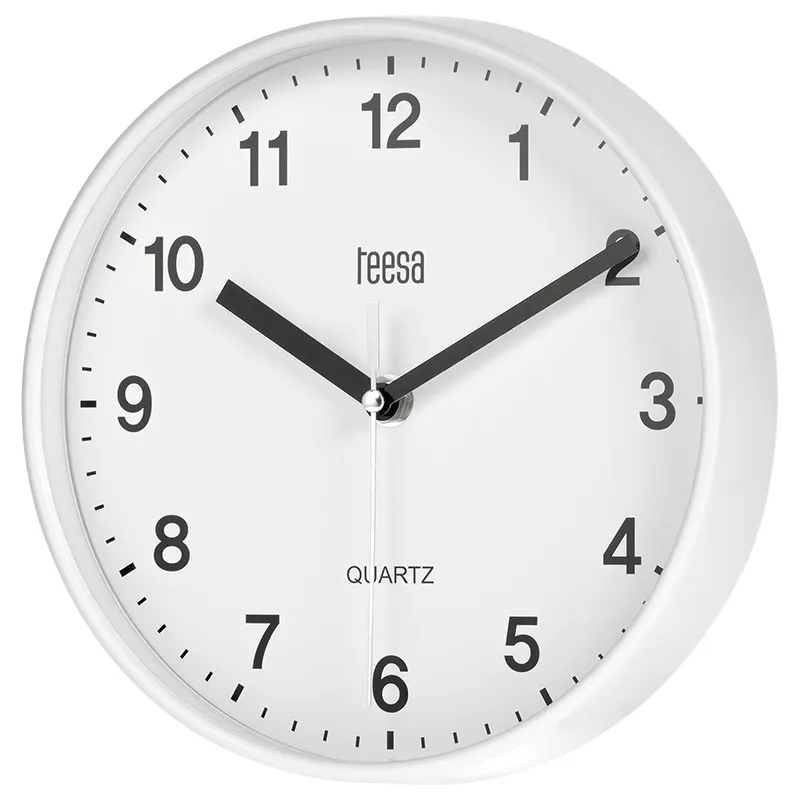 Ceas Perete 20CM Argintiu Teesa