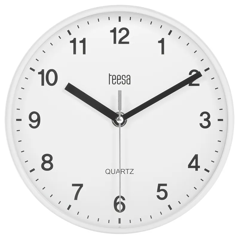 Ceas Perete 20CM Argintiu Teesa