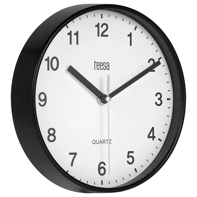 Ceas Perete 20CM Negru Teesa
