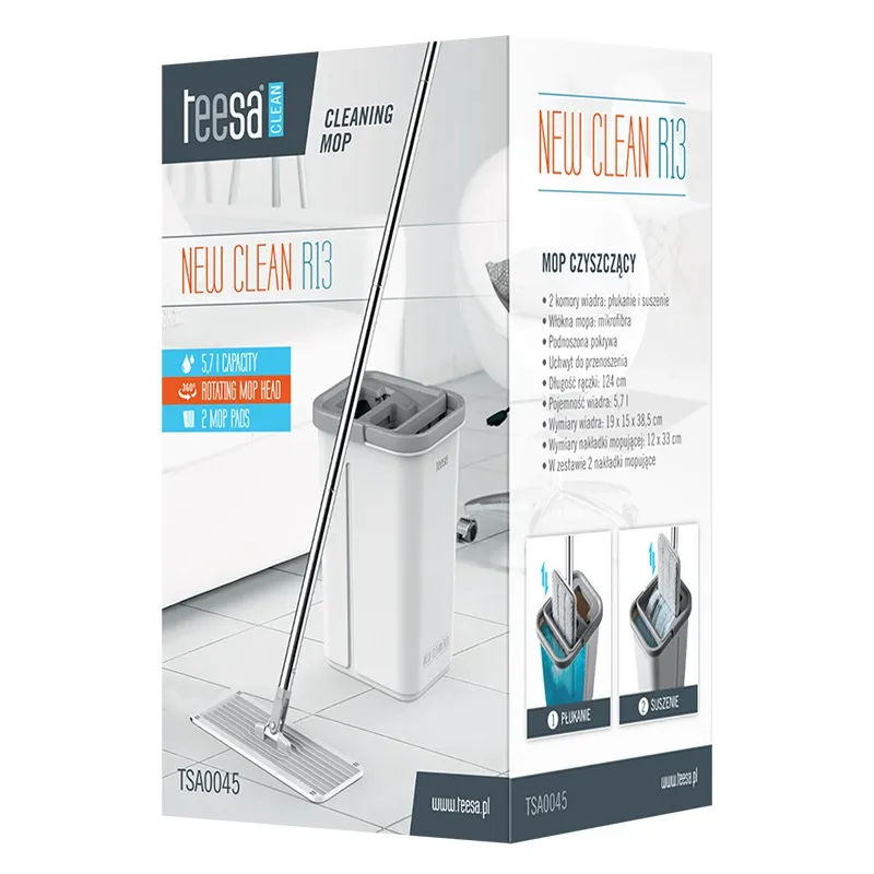 Mop Galeata 2 Cuve 5.7L New Clean R13 Teesa