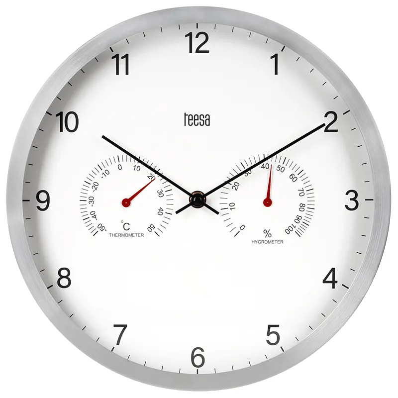 Ceas Perete 30CM Termometru Higrometru Teesa