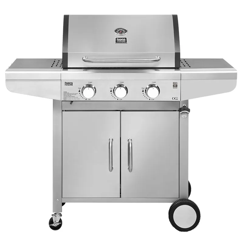 Grill Gaz 3 Arzatoare Bbq 3001 Master Grill Teesa