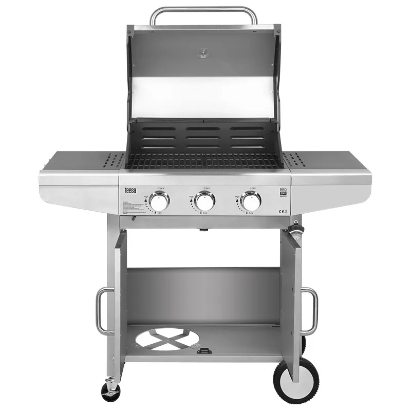 Grill Gaz 3 Arzatoare Bbq 3001 Master Grill Teesa