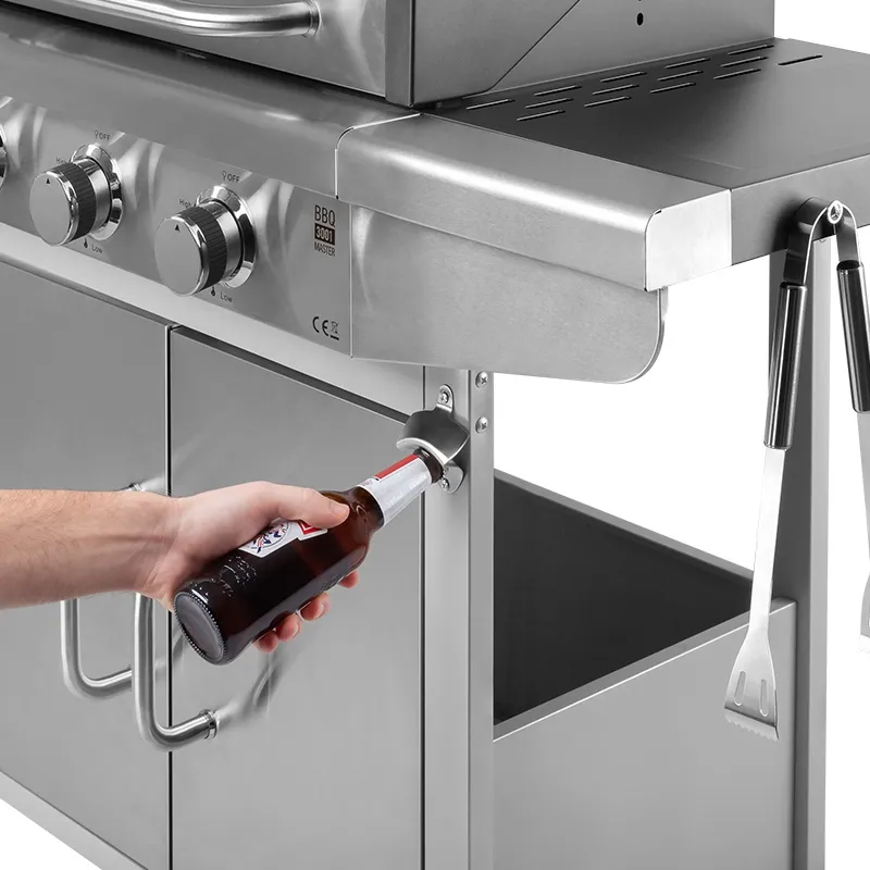 Grill Gaz 3 Arzatoare Bbq 3001 Master Grill Teesa