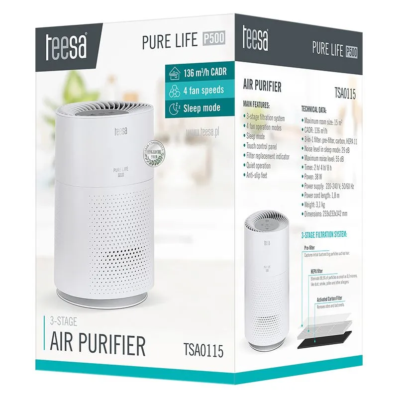 Purificator Aer Pure Life P500 Teesa